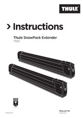 Thule SnowPack Manual De Instrucciones