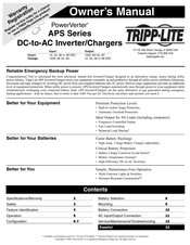 Tripp-Lite APS1250 El Manual Del Propietario
