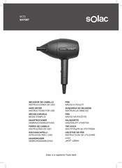 SOLAC SH7087 Instrucciones De Uso