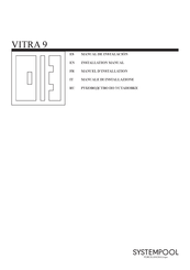 SYSTEMPOOL VITRA 9 Serie Manual De Instalación