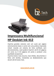 HP Bztech DeskJet Ink 412 Manual Del Usuario