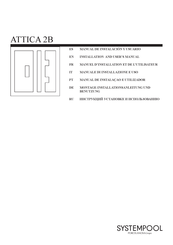 SYSTEMPOOL ATTICA 2B Manual De Instalación Y Usuario