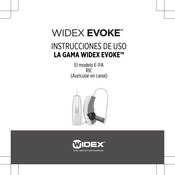 Widex EVOKE E-PA Instrucciones De Uso