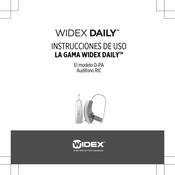 Widex DAILY D-PA Instrucciones De Uso