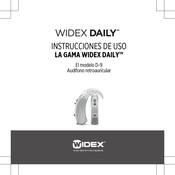 Widex DAILY D-9 Instrucciones De Uso