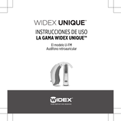 Widex UNIQUE U-FM Instrucciones De Uso