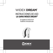 Widex DREAM D-FA Instrucciones De Uso