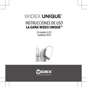 Widex UNIQUE U-FS Instrucciones De Uso