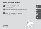 Epson Stylus SX420W Manual De Funcionamiento Básico