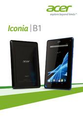 Acer ICONIA B1-A71 Guía De Usuario