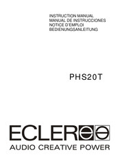 Ecler PHS20T Manual De Instrucciones