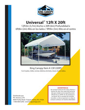 King Canopy Universal C81220PC Manual Del Usuario