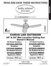 Luminance Brands Kathy Ireland Home CF252LWW00 El Manual Del Propietario