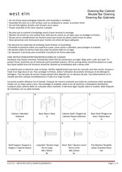 West Elm 8921855 Instrucciones De Ensamblaje