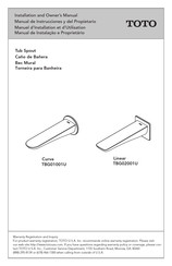 Toto Curve TBG01001U Manual De Instrucciones