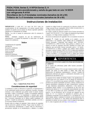 Carrier PGD4 Instrucciones De Instalación