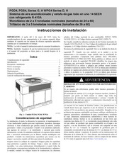 Carrier PGD4 Instrucciones De Instalación