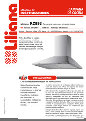 Liliana KC993 Manual De Instrucciones