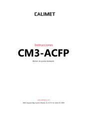 Calimet CM3-ACFP Instrucciones