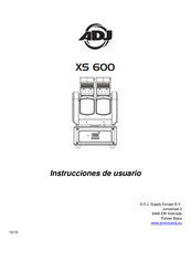 ADJ XS 600 Instrucciones De Usuario