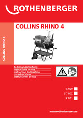 Rothenberger COLLINS RHINO 4 Instrucciones De Uso