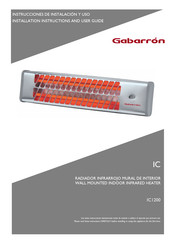 Gabarron IC1200 Instrucciones De Instalacion Y Uso