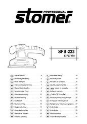 Stomer Professional SFS-223 Instrucciones De Servicio