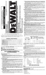 DeWalt D21008 Manual De Instrucciones