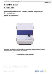 ZIEHL-ABEGG Fcontrol Basic F-DM2 5 16M Serie Manual De Instrucciones