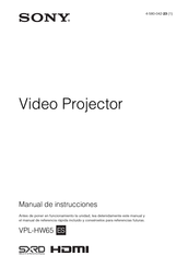 Sony VPL-HW65 Manual De Instrucciones