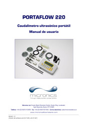 Micronics PORTAFLOW 220 Manual De Usuario