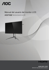 AOC AG273QZ Manual Del Usuario