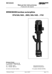 Brinkmann SGL1402/550 Manual De Instrucciones