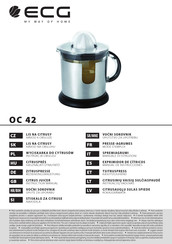 ECG OC 42 Manual De Instrucciones