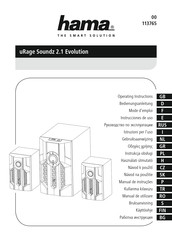 Hama uRageSoundz2.1 Evolution Instrucciones De Uso