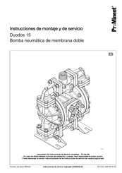 ProMinent Duodos 15 Instrucciones De Montaje Y De Servicio