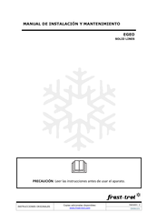 frost-trol SOLID EGEO Manual De Instalación Y Mantenimiento