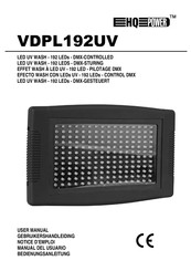 HQ-Power VDPL192UV Manual Del Usuario