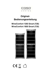 CASO DESIGN WineComfort 1800 Smart Instrucciones De Funcionamiento Originales