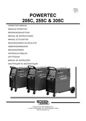 Lincoln Electric POWERTEC 205C Manual De Instrucciones