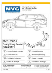 MVG 2507 A Instrucciones De Montaje