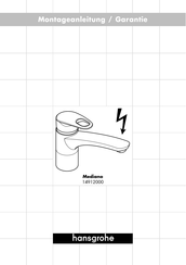 Hansgrohe Mediano 14912000 Instrucciones De Instalación/Garantía