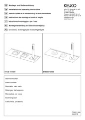 KEUCO 51130 010500 Instrucciones De La Instalación Y De Funcionamiento