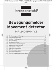 brennenstuhl PIR 240 IP44 V2 Instrucciones De Empleo