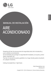 LG ARNU363B8A4 Manual De Instalación