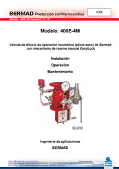 BERMAD 400E-4M Instalación Operación Mantenimiento