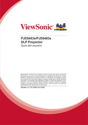 ViewSonic PJD5453s Guia Del Usuario