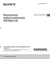 Sony DSX-A202UI Manual De Instrucciones