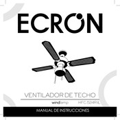 Ecron windlamp HFC-524R-1L Manual De Instrucciones