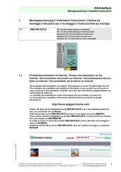 Pepperl+Fuchs VBG-DN-K20-D Instrucciones De Montaje